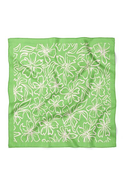 nehir eşarp Flower Pattern Scarf Bandana 50X50 cm