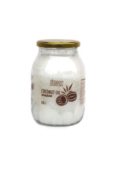 Dragon Superfoods Organic Extra Virgin Cold Pressed Coconut Oil Raw Dragon Superfoods 1000 ml