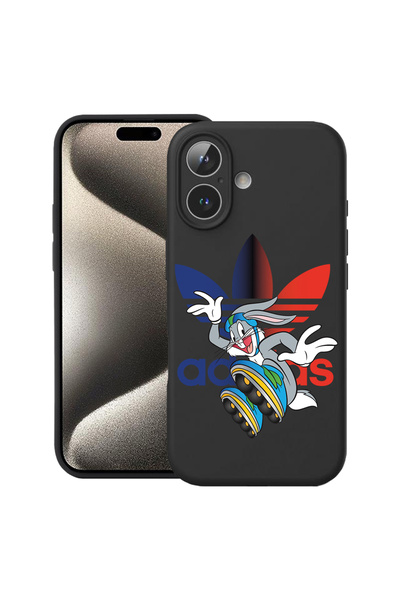 bestcase ® Θήκη σιλικόνης Premium για Apple iPhone 16 Plus, Mad Bugs Bunny, 1...