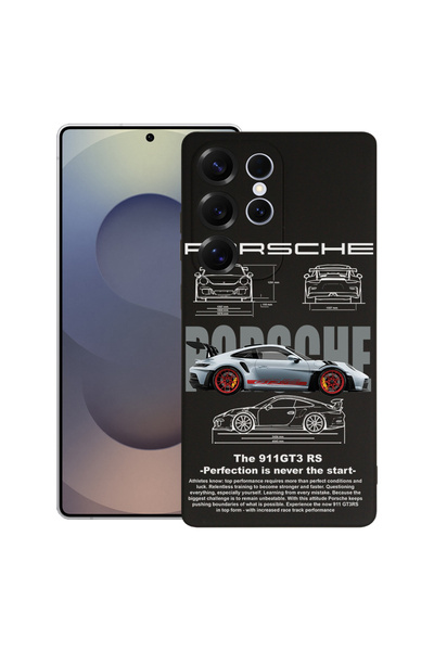 bestcase ® Премиум силиконов калъф за Samsung Galaxy S23 Ultra, Porsche, 1574...