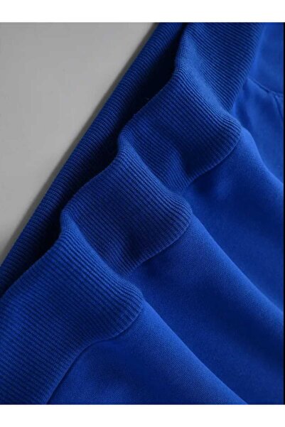 caddekombin Аз съм музика С качулка и джобове Памучна блуза Saks с печат на гърба