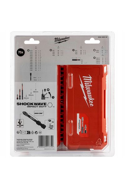 Inna marka Zestaw bitów SHOCKWAVE XL Box (TX) 75 szt.