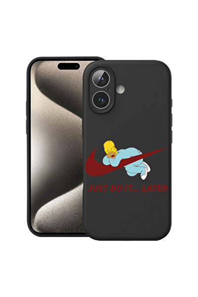 bestcase Husă premium din silicon pentru Apple iPhone 17, Just Do It Later, 2052065 PB 1869