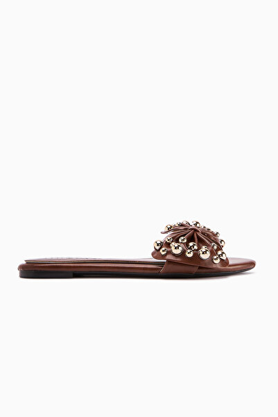 Limoya Dotty Taba Kabara Studded Bow Women's Slippers