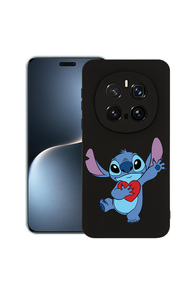 bestcase Husă premium din silicon pentru Honor Magic7 Pro, model Love Stitch,...