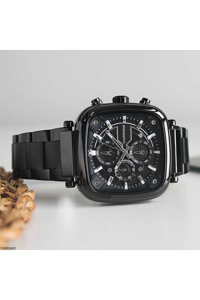 Chaperone Ch002601 Men's Wrist Watch with Steel Band