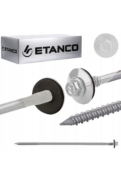 Etanco Wkręty GTRW SP A19 6,4/7,0x210mm RAL 9010