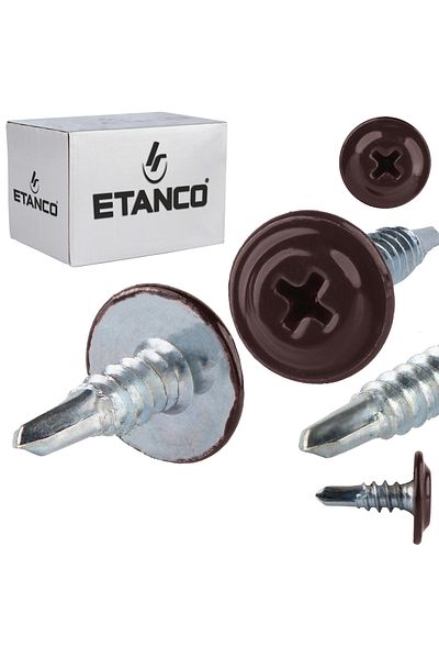 Etanco Łączniki montażowe GM-B 4,2x13mm RAL 8017