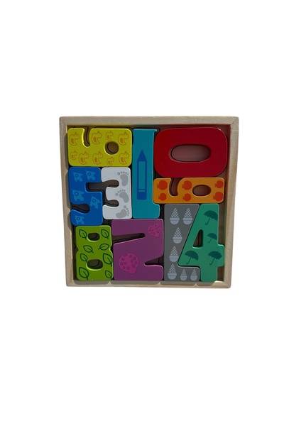 Store Moku Toys Ahşap Rakamlar Yapboz