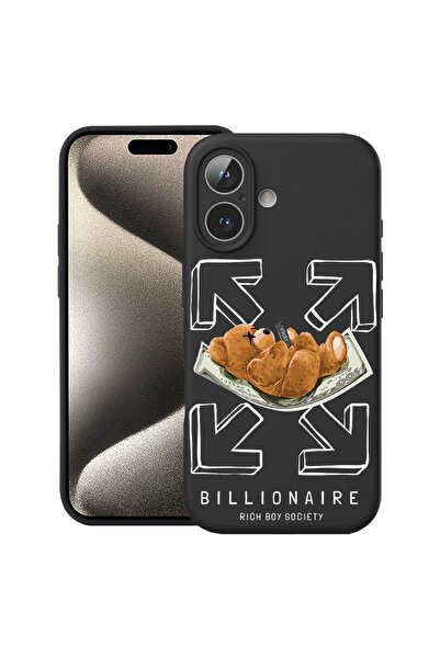 bestcase Carcasă premium din silicon pentru Apple iPhone 17, Ursul Billionair...