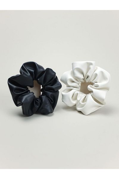 JACA XXL Scrunchie Design Fabric Buckle Set (2 Pcs)