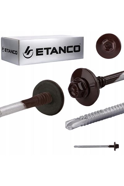 Etanco Wkręty GTR6 SP A19 5,5/6,3x090mm RAL 8017