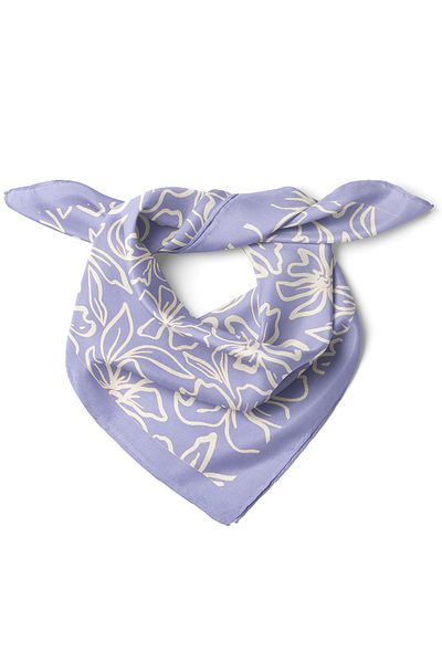 nehir eşarp Flower Pattern Scarf Bandana 50X50 cm
