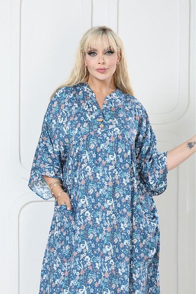 mervemoda Women's large King size woven dress