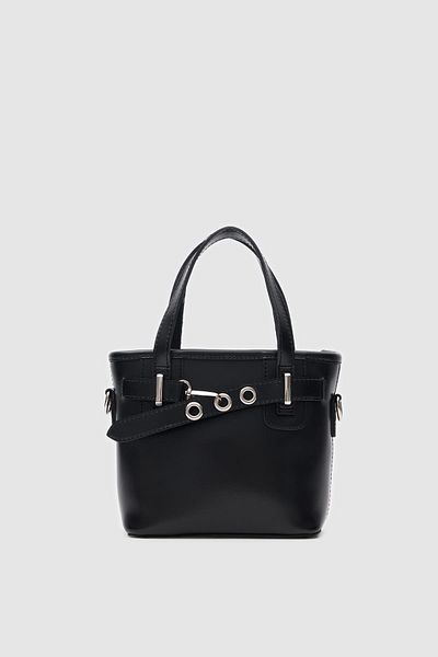 Shule Bags Geantă Papillon Vintage Crossbody Neagră