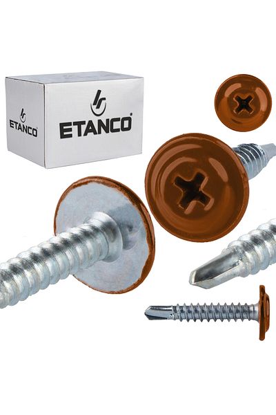 Etanco Łączniki montażowe GM-B 4,2x25mm RAL 8004