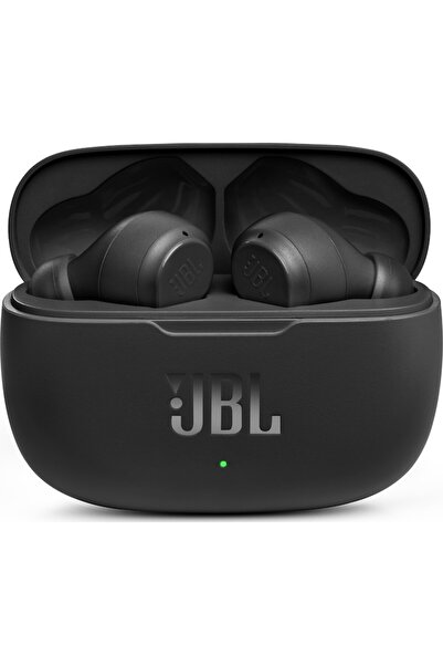 JBL Căști intraauriculare Wave 200TWS, True Wireless, Bluetooth, Bas profund, IPX2, Control tactil, Negre