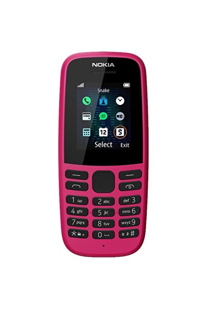 Nokia 105 (2019), Dual SIM, Pink