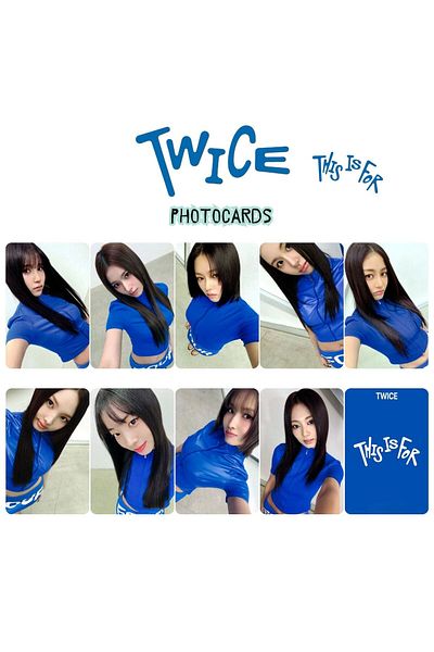 Kpop Dünyasi Twice'' This Is for'' Photocards Set Pob 2
