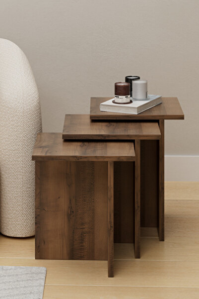 Skandi homeworks Fjord 3'lü Zigon Sehpa