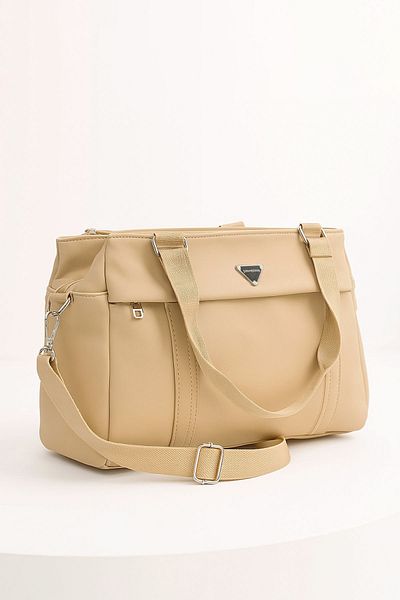 POLO CLUB Women's 5 Compartment Adjustable Cross Strap Hand and Shoulder Bag (33X22 cm)