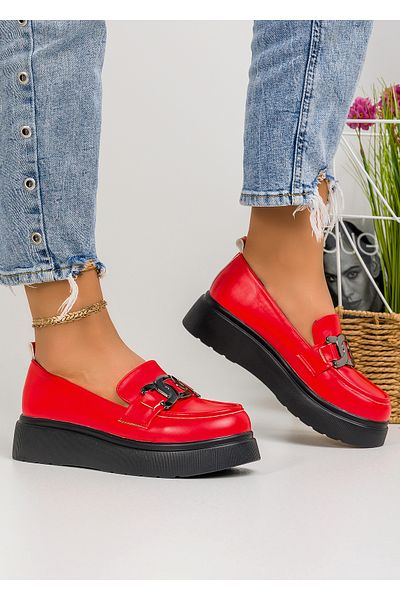 starlike Women's red casual shoes A162