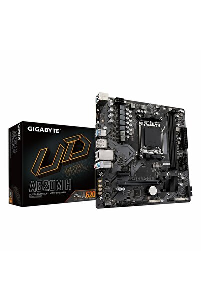 Gigabyte A620M H DDR5 (6400MHz)OC M.2 DP/HDMI PCIe 4.0 AM5 mATX Anakart
