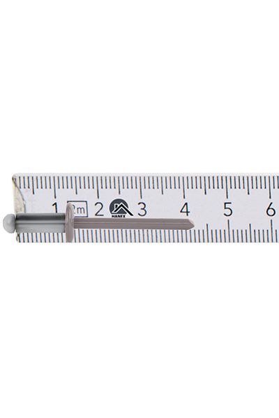 Etanco Nity otwarte aluminiowe 4,8x12mm RAL 9007