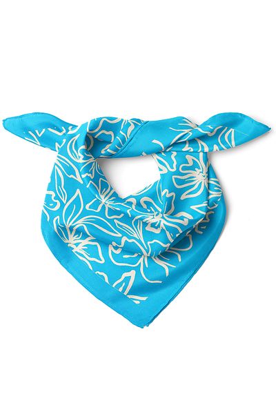 nehir eşarp Flower Pattern Scarf Bandana 50X50 cm