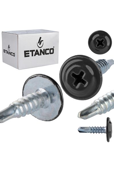 Etanco Łączniki montażowe GM-B 4,2x16mm RAL 9005