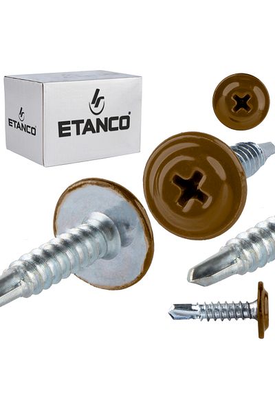 Etanco Łączniki montażowe GM-B 4,2x19mm RAL 8003