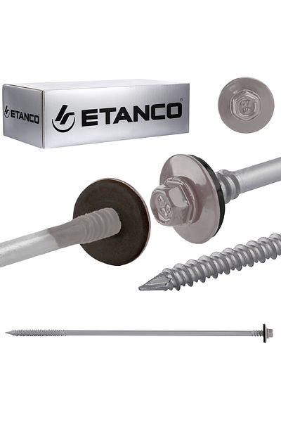Etanco Wkręty GTRW SP A19 6,4/7,0x240mm RAL 9007