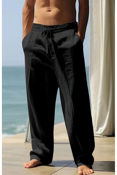 Louen lucie Ross Relaxed Fit Muslin Fabric Pants