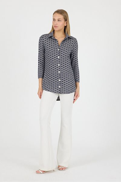 Laranor Desen-1 Ethnic Patterned Shirt 25L8126