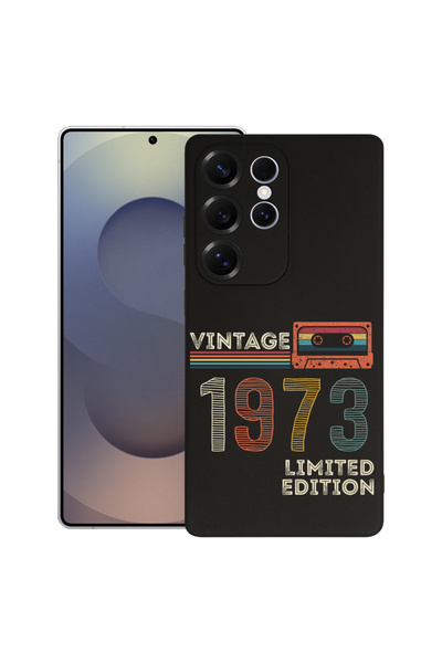 bestcase ® Husă premium din silicon pentru Samsung Galaxy S23 Ultra, 1973 - B...