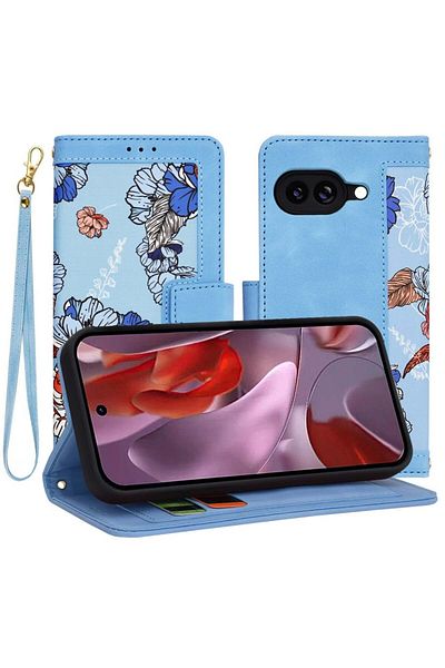 Techsuit Carcasă Google Pixel 9a - FlipCraft - Albastru vibrant