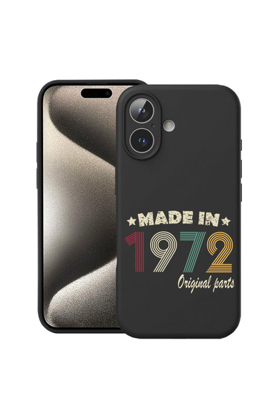 bestcase ® Husă premium din silicon pentru Apple iPhone 16, piese originale -...