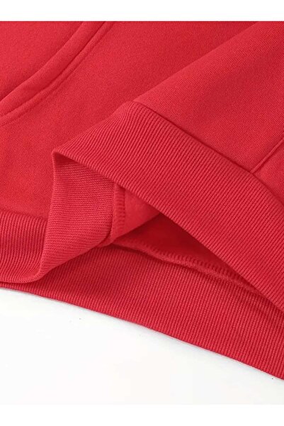 caddekombin Φούτερ με κουκούλα με στάμπα Rep Gothic Font, με μάλλινη επένδυση και τσέπες