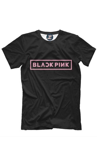 RYO FASHİON BLACK PINK GROUP Παιδικό μπλουζάκι με στάμπα και κοντά μανίκια, Μ...