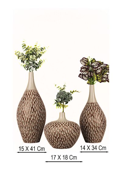 Hmydesign Naturacraft Handmade Decorative Ceramic Vase