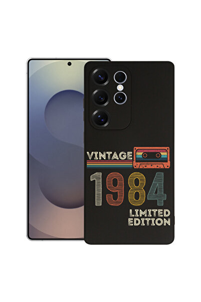 bestcase ® Husă premium din silicon pentru Samsung Galaxy S22 Ultra, 1984 - B...