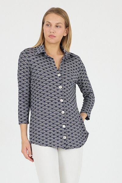 Laranor Desen-1 Ethnic Patterned Shirt 25L8126