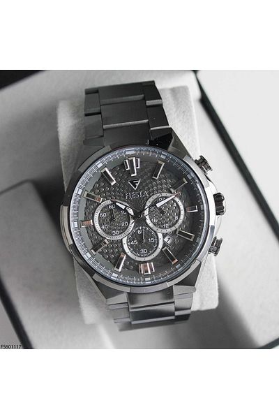 Fiesta Fs601117 Men's Wrist Watch with Steel Band