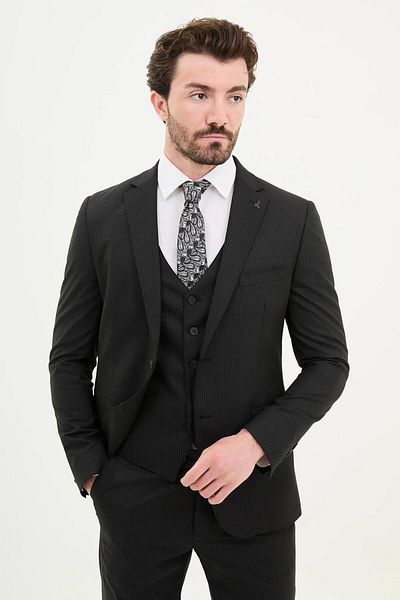Mcr Men's Mono Collar Suit 45343