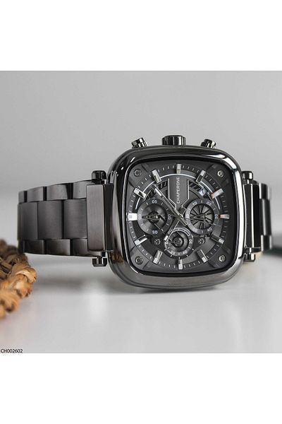 Chaperone Ch002602 Men's Wrist Watch with Steel Band