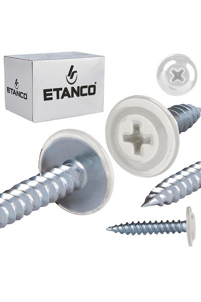 Etanco Łączniki montażowe GM-S 4,2x25mm RAL 9010