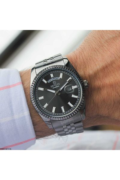 Reward Rwa147116 Men's Wrist Watch with Steel Band