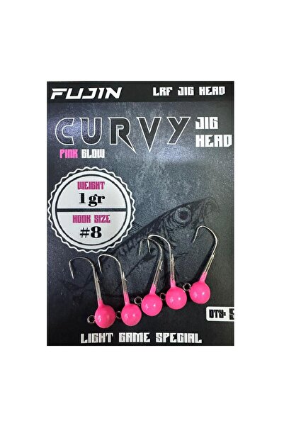 Fujin Curvy Jig Head Zoka 8 No 1gr (5 adet) Pink Glow