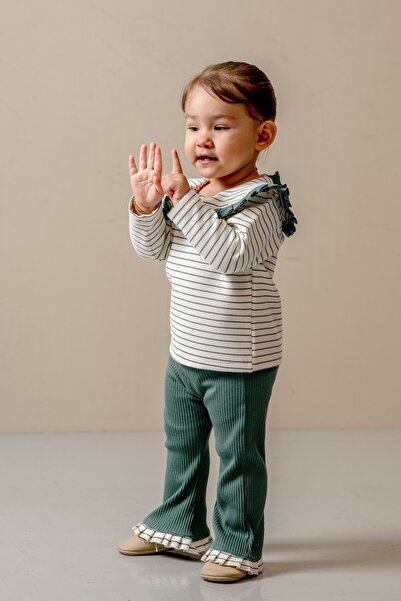 JNF kids Baby Girl & Child Baby Collar Double Casual Set