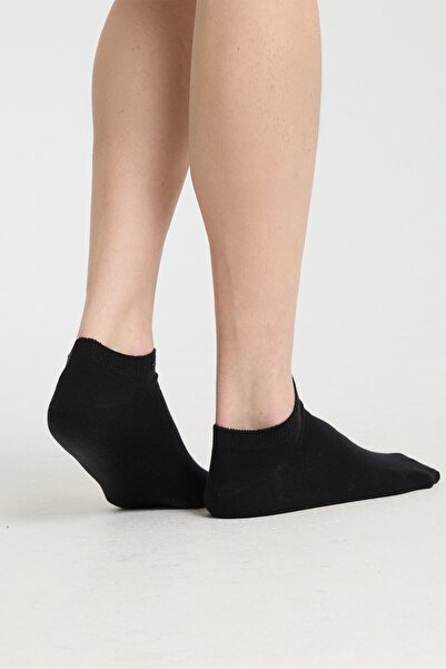 JUD Lycra Cotton 7-Piece Combed Cotton Men's Black Booties Socks